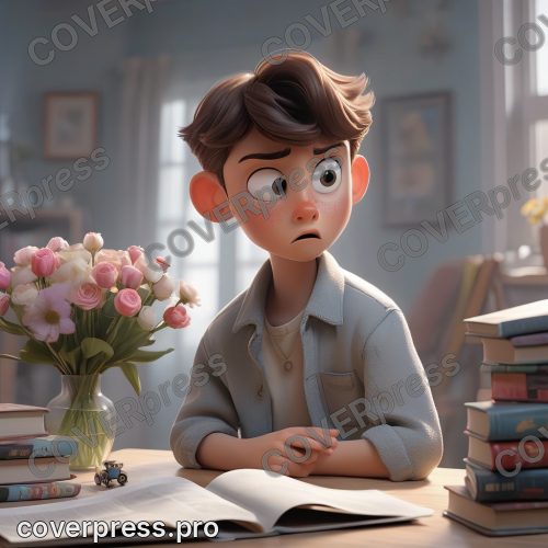 В стиле 3D-Мультфильм: мальчик гонится за щенком-роботом по комнате