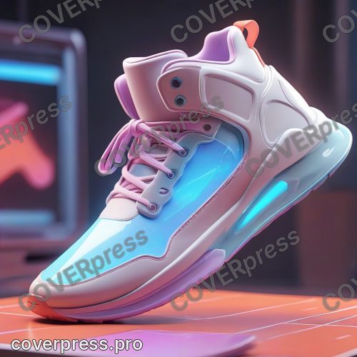 В стиле 3D-Мультфильм: на мониторе планшета с голографическим интерфейсом виден детализированный 3D-чертеж