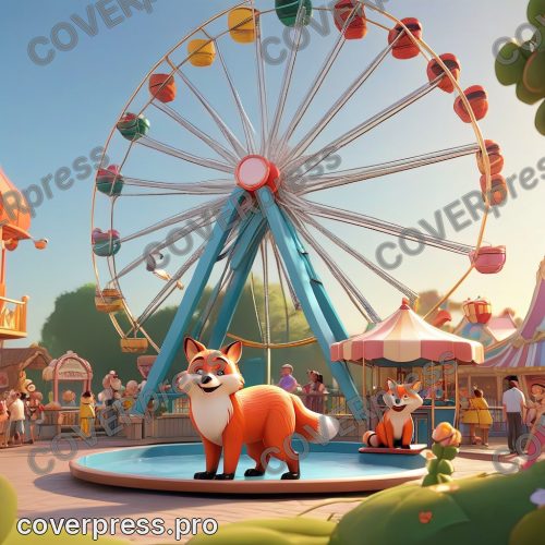 В стиле 3D-Мультфильм: предзакатный свет
