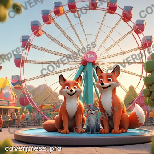 В стиле 3D-Мультфильм: предзакатный свет