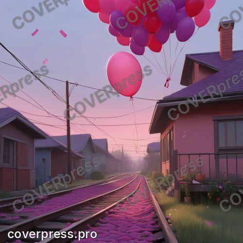 В стиле 3D-Мультфильм: раннее утро. Солнце только начинает подниматься, окрашивая небо в нежные розовые