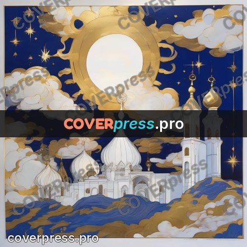 Amano style painting: white palace with domes