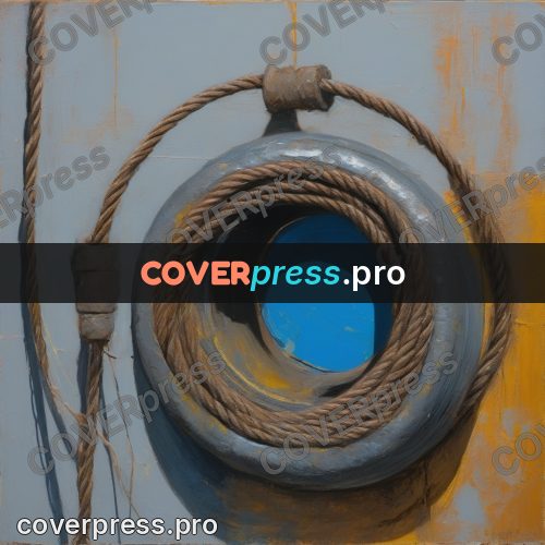 50s sci fi poster: rope coiled on a wall