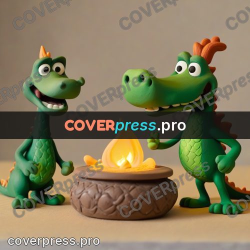 Clay figurine: dragon beside a burning candle