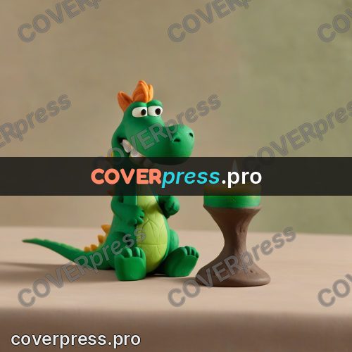 Clay figurine: dragon beside a burning candle