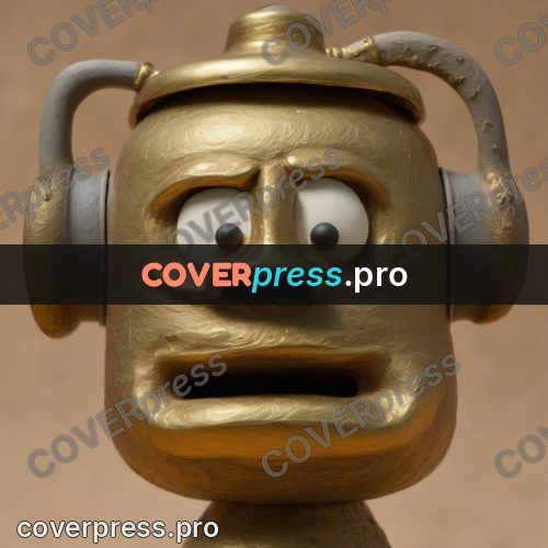 Clay figurine: gold horn with eyes