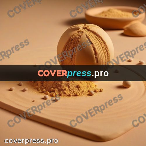 Clay figurine: ball of dough on flour
