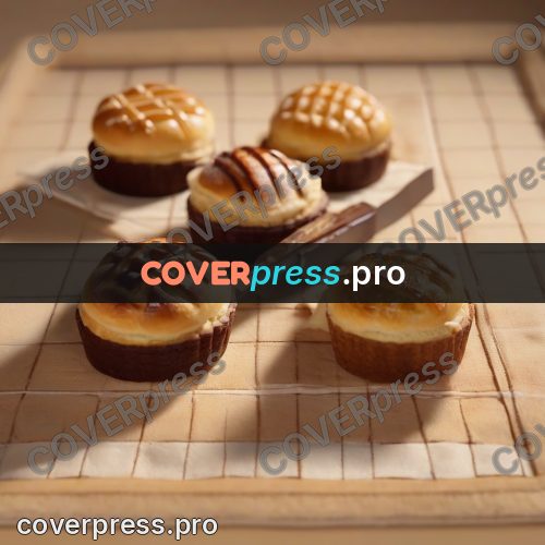 Clay figurine: buns on a cooling rack