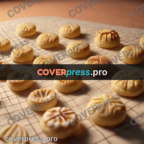 Clay figurine: buns on a cooling rack