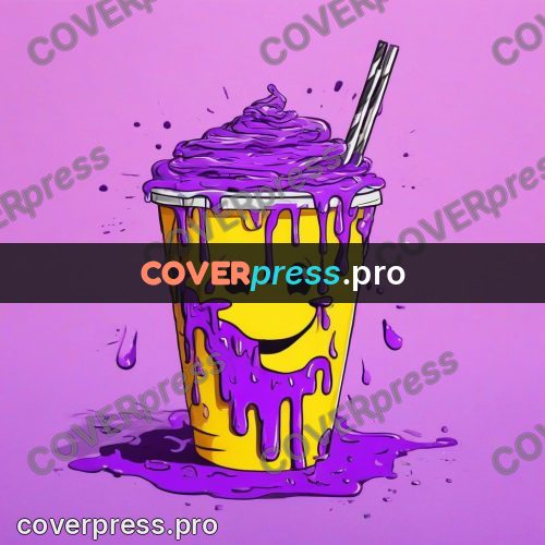 Doodle illustration: cup with a smiling face