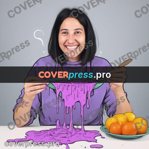 Doodle illustration: woman in an apron