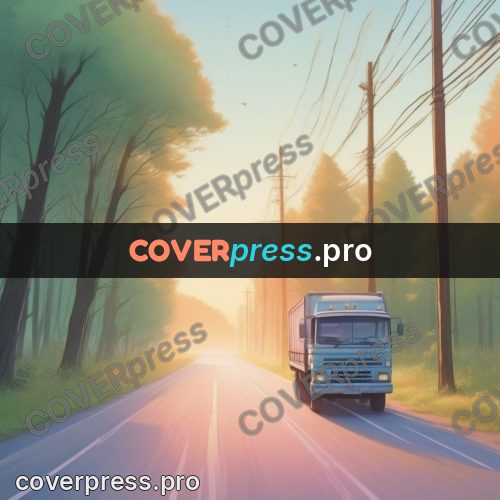 Dreamy illustration: road in morning mist