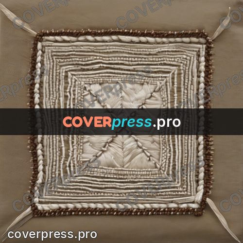 Embroidery design: pale stitching on cloth