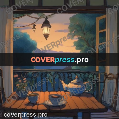 Studio Ghibli artwork: teapot and cup on a table