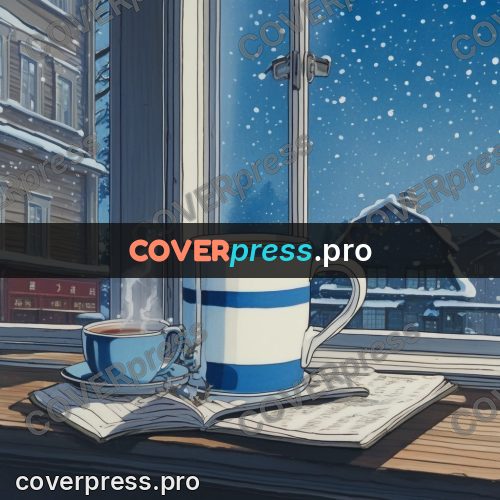 Kiki Delivery Service drawing: cup and book by a window