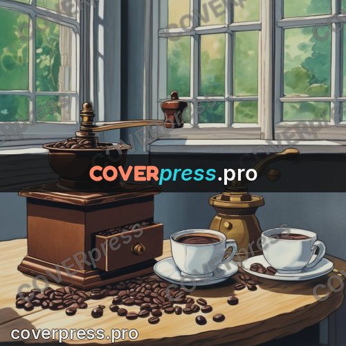 Kiki Delivery Service drawing: coffee grinder by a window