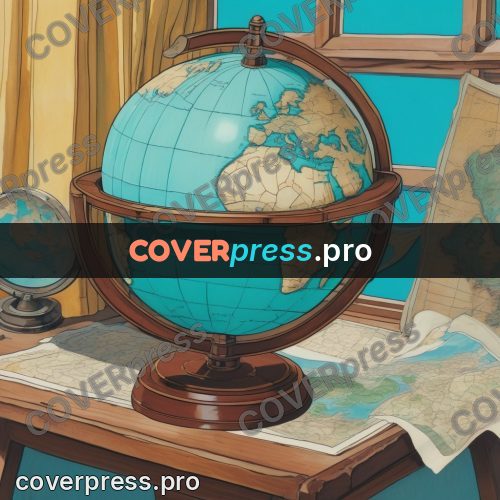 Kiki Delivery Service drawing: globe on a wooden table