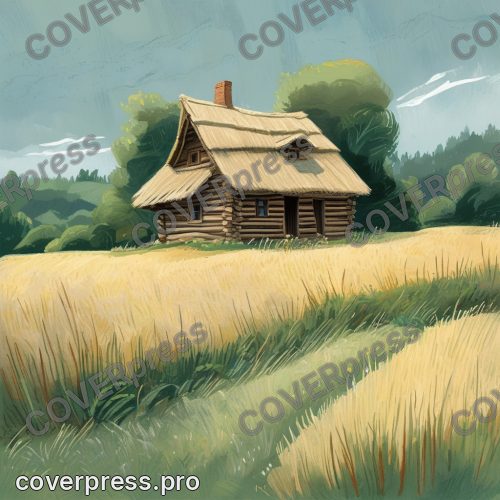 В стиле Гуашь: книжная гуашь, сухая кисть, зерно бумаги