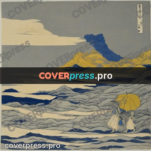 Japanese woodblock print: foam on blue waves