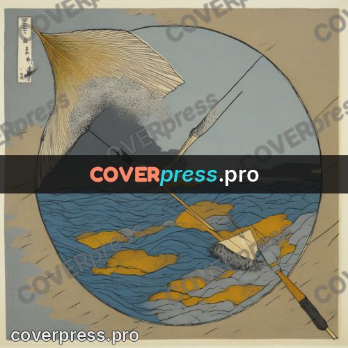 Japanese woodblock print: foam on blue waves