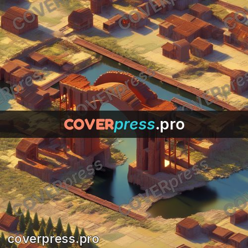 3d diorama: brick arch bridge
