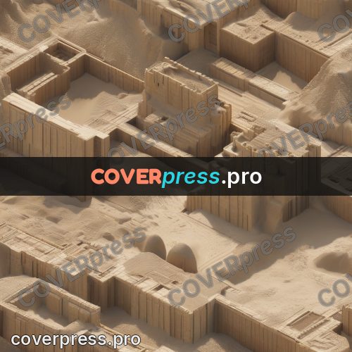3d diorama: sand walls and terraces