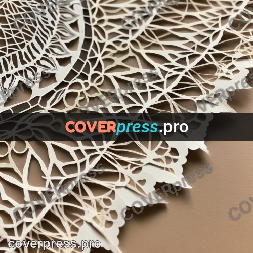 Paper craft design: lacy openwork pattern