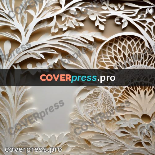 Paper craft design: lacy openwork pattern