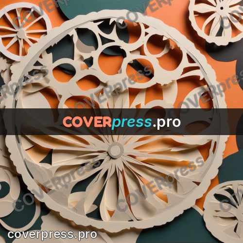Paper craft design: wheels with fine spokes