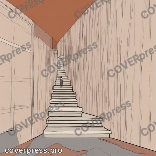 В стиле Мёбиус: лестница, вырубленная в отвесной стене, поднимается зигзагом