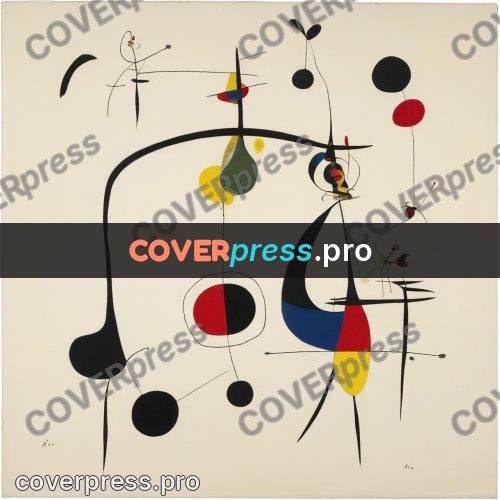Miro style drawing: thin stems with rounds