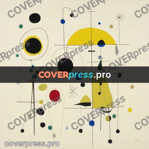 Miro style drawing: yellow rounds and black dots