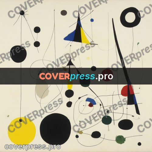 Miro style drawing: yellow rounds and black dots