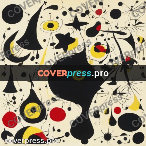Miro style drawing: black loop with a yellow round