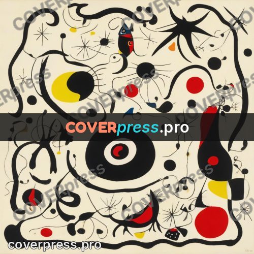 Miro style drawing: black loop with a yellow round