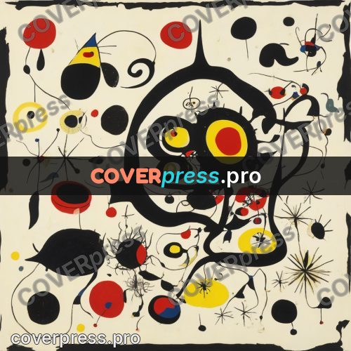 Miro style drawing: black loop with a yellow round
