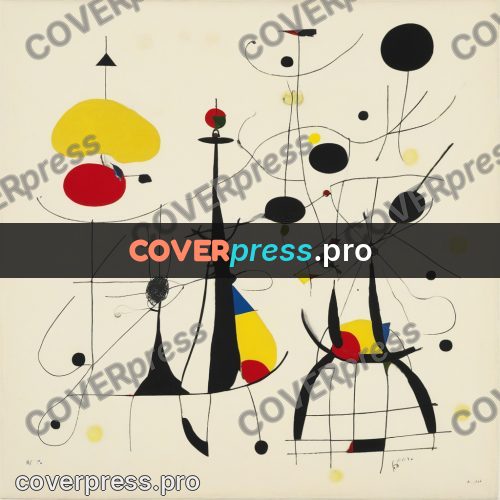 Miro style drawing: red round in a black loop