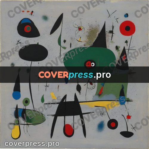 Miro style drawing: green cloud with an eye