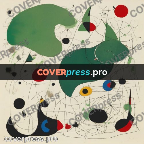 Miro style drawing: green patches and a red oval
