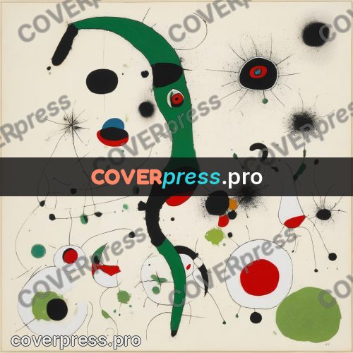 Miro style drawing: red oval and green patches