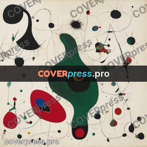 Miro style drawing: red oval and green patches