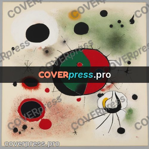 Miro style drawing: red oval and green patches