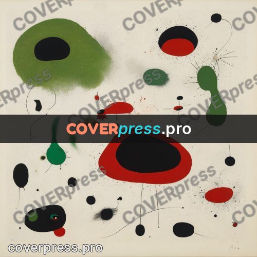 Miro style drawing: red oval and green patches