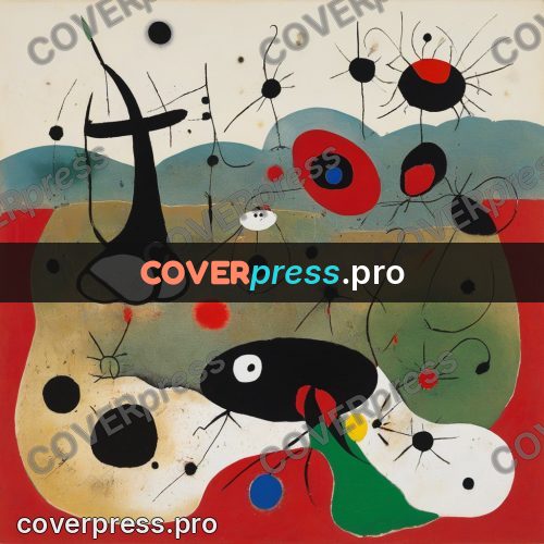 Miro style drawing: red oval and green patches