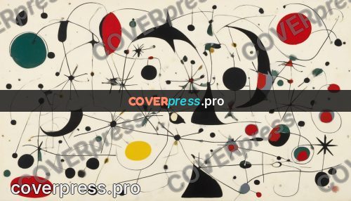 Miro style drawing: red rounds and black arcs