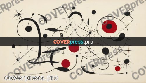 Miro style drawing: red rounds and black arcs