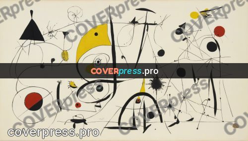 Miro style drawing: black triangles and a yellow round