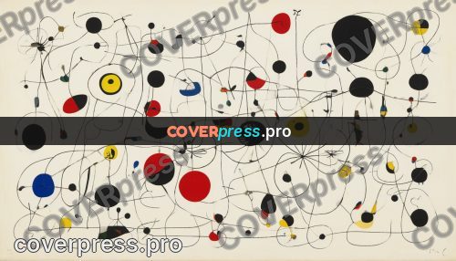 Miro style drawing: lines with red rounds