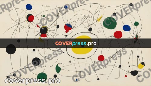Miro style drawing: yellow round among dots