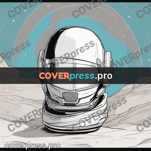 Moebius style drawing: white dome on the sand